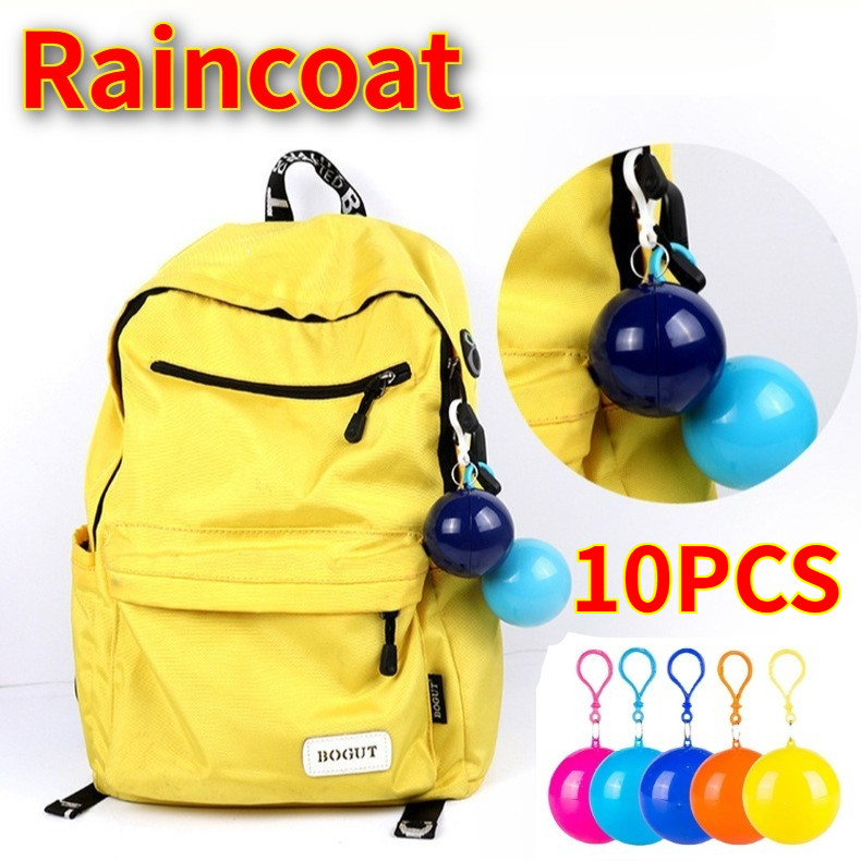 10PCS Colorful Mini Portable R - огляд і ціна Emergency Poncho Rain