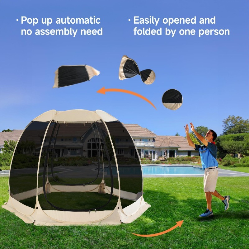 Hot Sale 6 Sided Mesh Screen P - огляд і ціна Emergency Mylar Tent