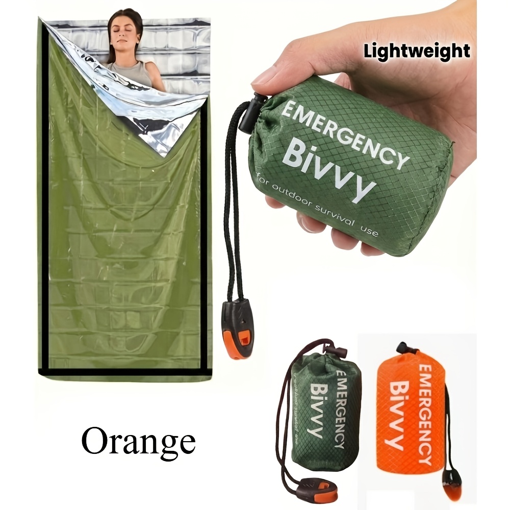 3Pcs Emergency Sleeping Bag Ki - огляд і ціна Bivy Bag Emergency