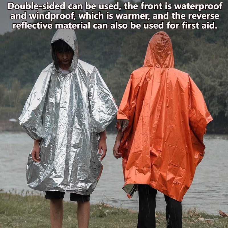 1-10PCS Emergency Rain Poncho  - огляд і ціна Emergency Poncho Rain