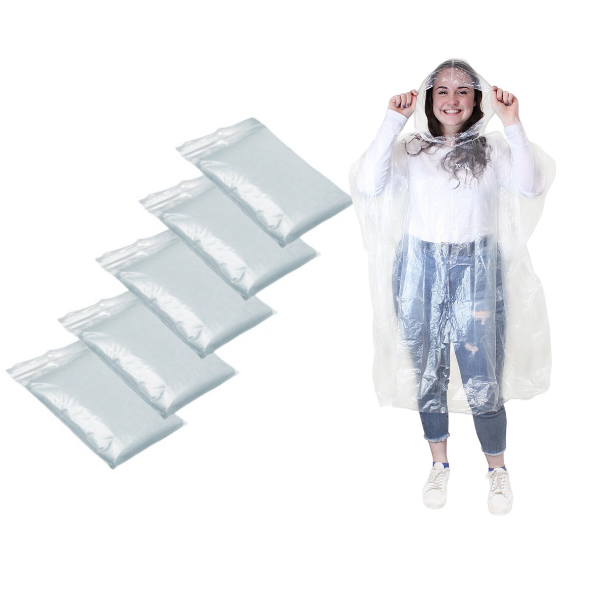 12Pcs Disposable Waterproof Ra - огляд і ціна Emergency Poncho Rain